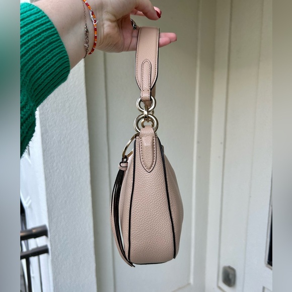 Coach Sutton shoulder bag style 52548 cream leather pebbled classic winter purse - Picture 4 of 11